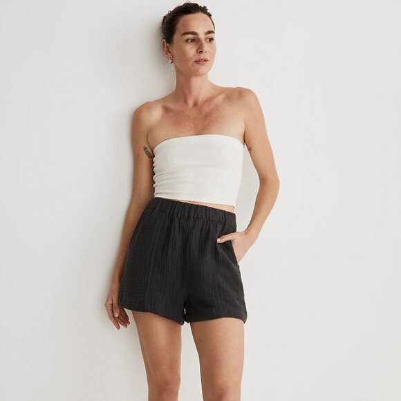 NWT Lightspun Easy Pull-On Shorts in Black Coal Size - Picture 1 of 7